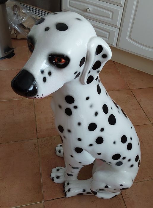 CÃO DALMATA,LOIÇA ORIGINAL BARCELOS,COLEÇÃO.Casa,Quarto,Sala,Garagem.