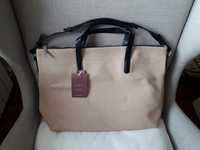 Zara NUDE shopper bag nowa z metka+Indola wosk gratis