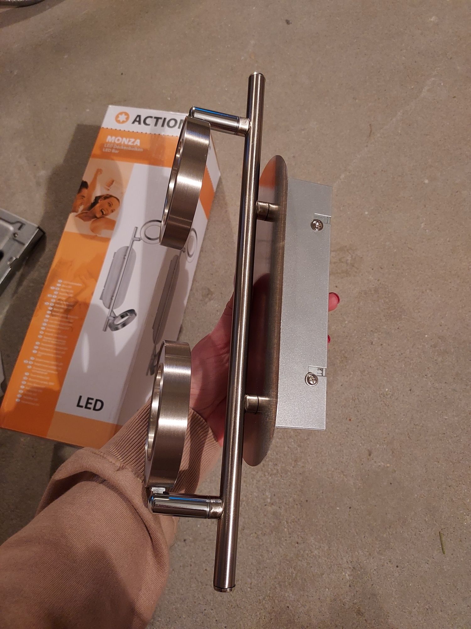Reflektor sufitowy Wofi Monza LED 10 W srebrny