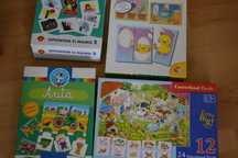 puzzle edukacyjne 3+