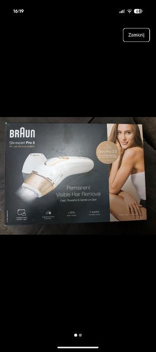 Depilator laserowy Braun pro 5