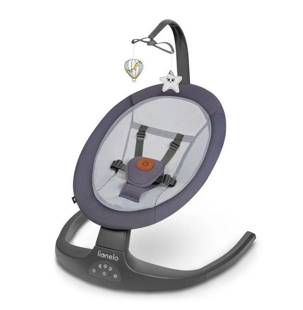 LIONELO Ralf PLUS 2w1 huśtawka + leżak, zdalne sterowanie, 12