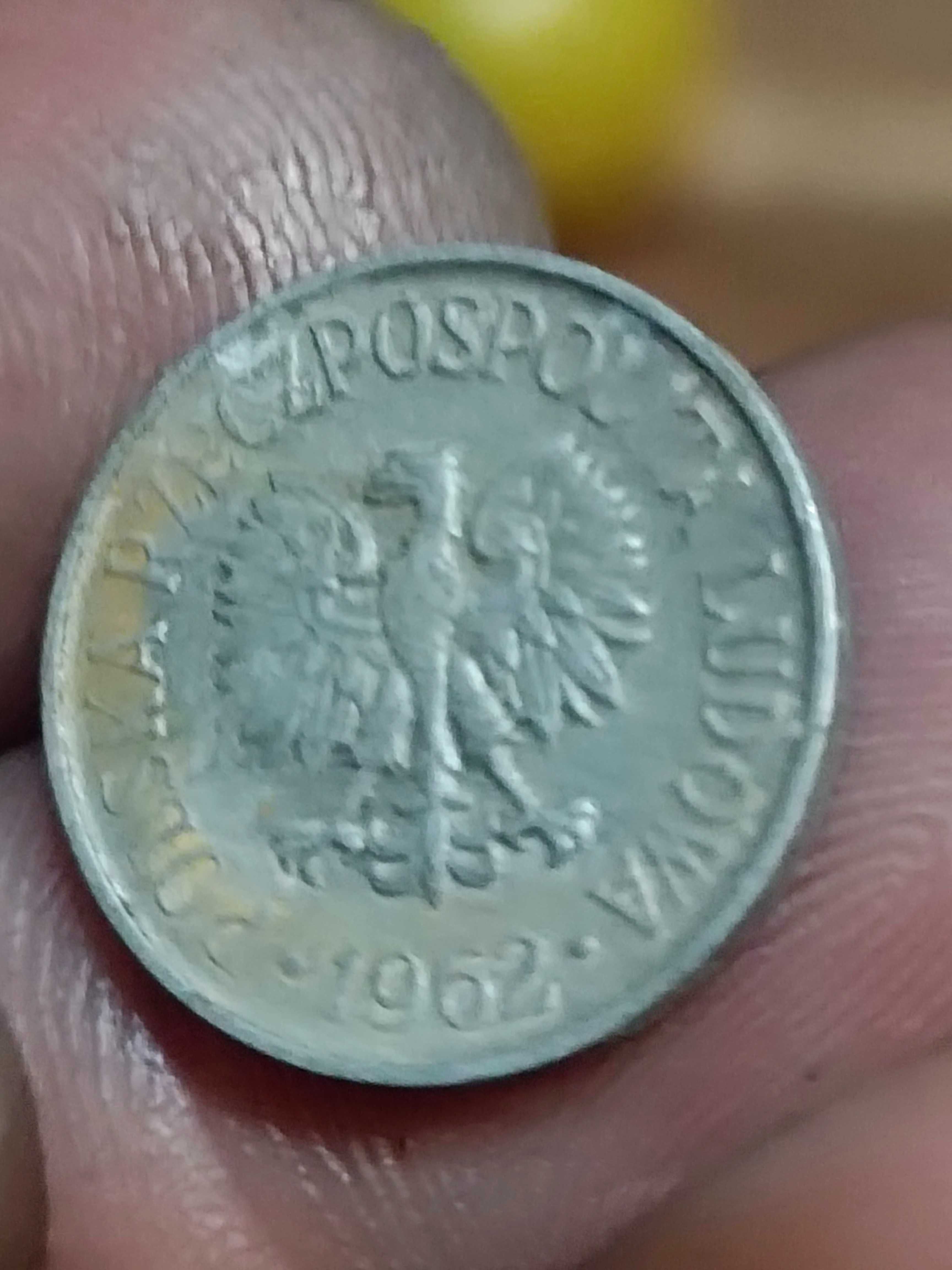 Sprzedam monete 5 groszy 1962 bez znaku mennicy