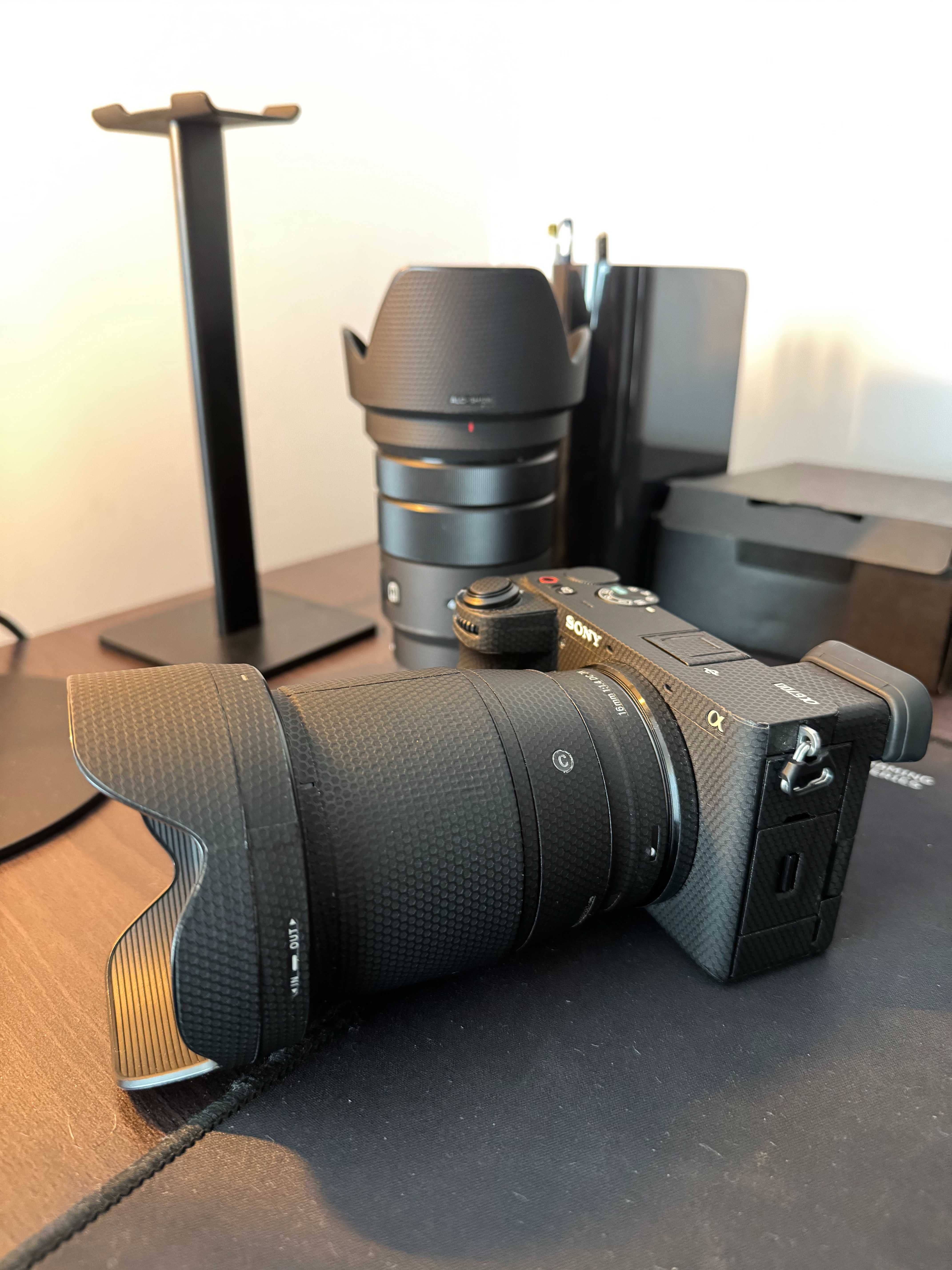 Lente Sigma 16mm 1.4 (com filtros e skin)