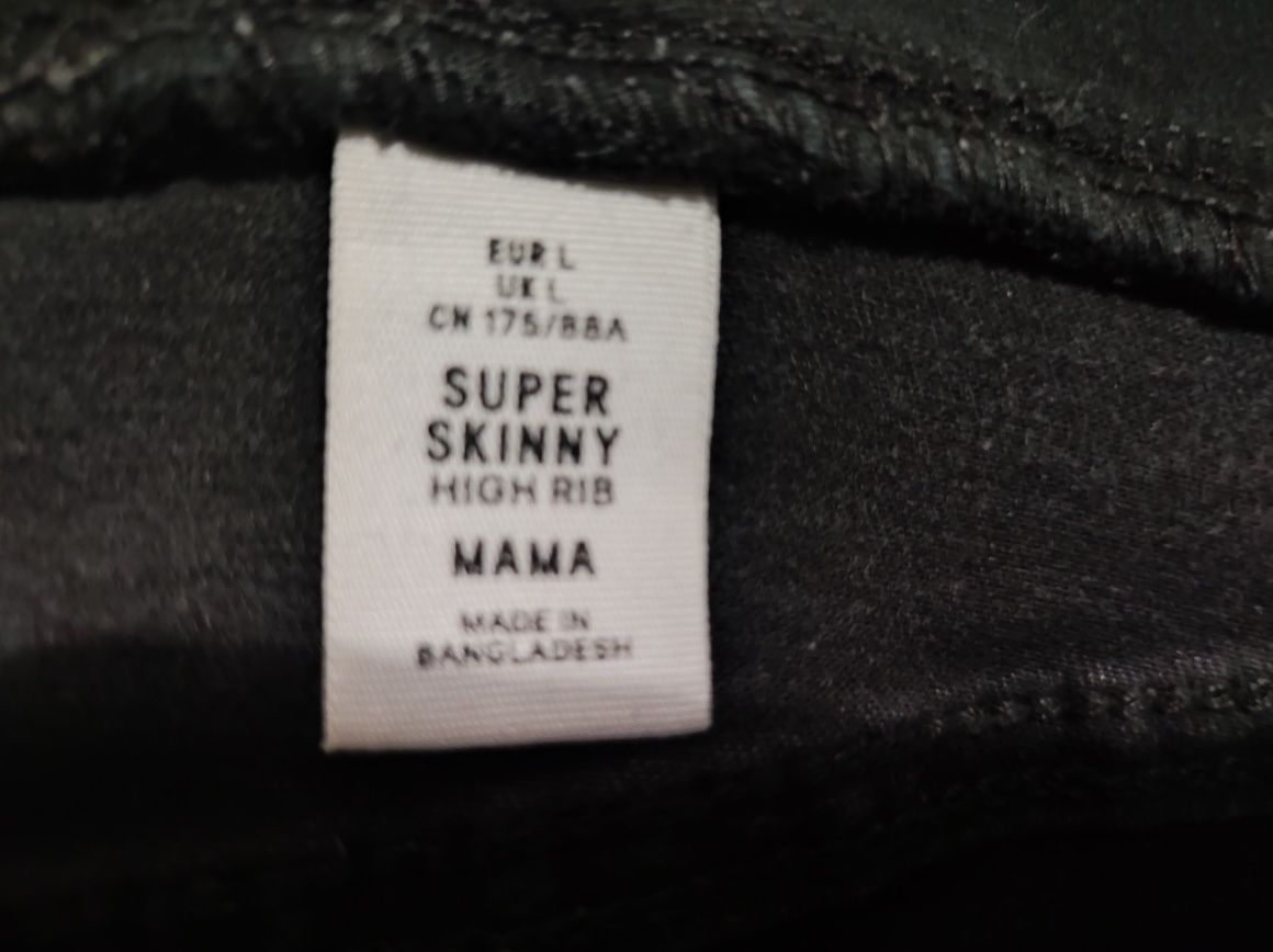 Spodnie ciążowe firmy H&M super skinny rozmiar L