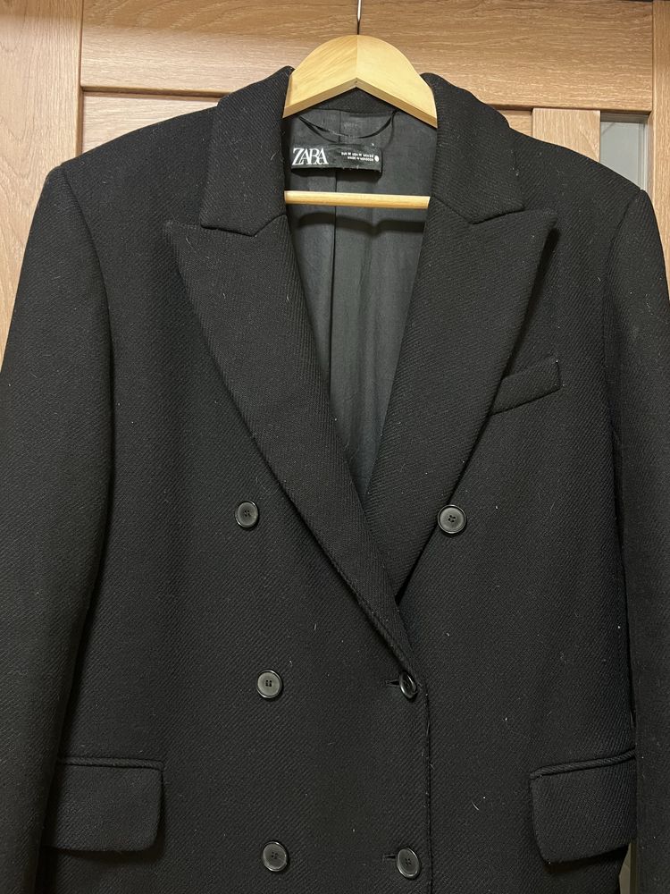 Пальто шерстяне zara m