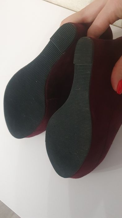 Туфли из эко-замши