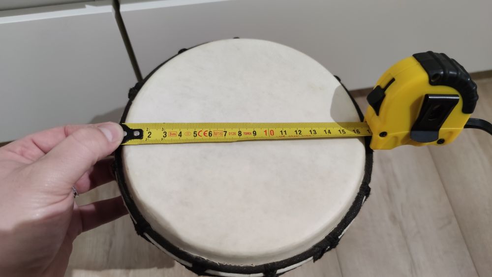 Piękny bęben ręcznie wykonany