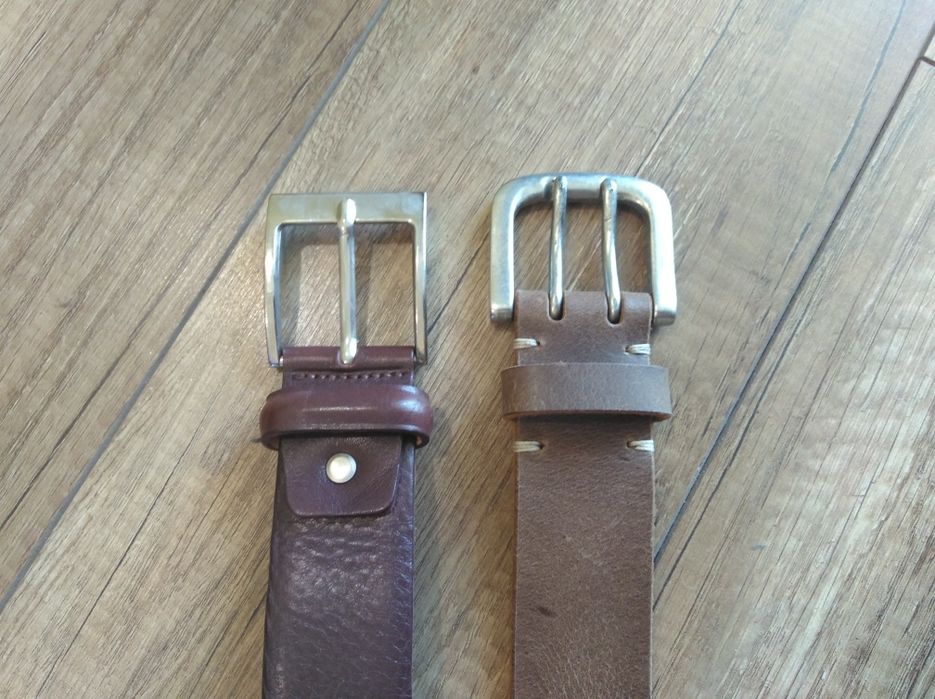 Нові шкіряні ремні, розмір 95