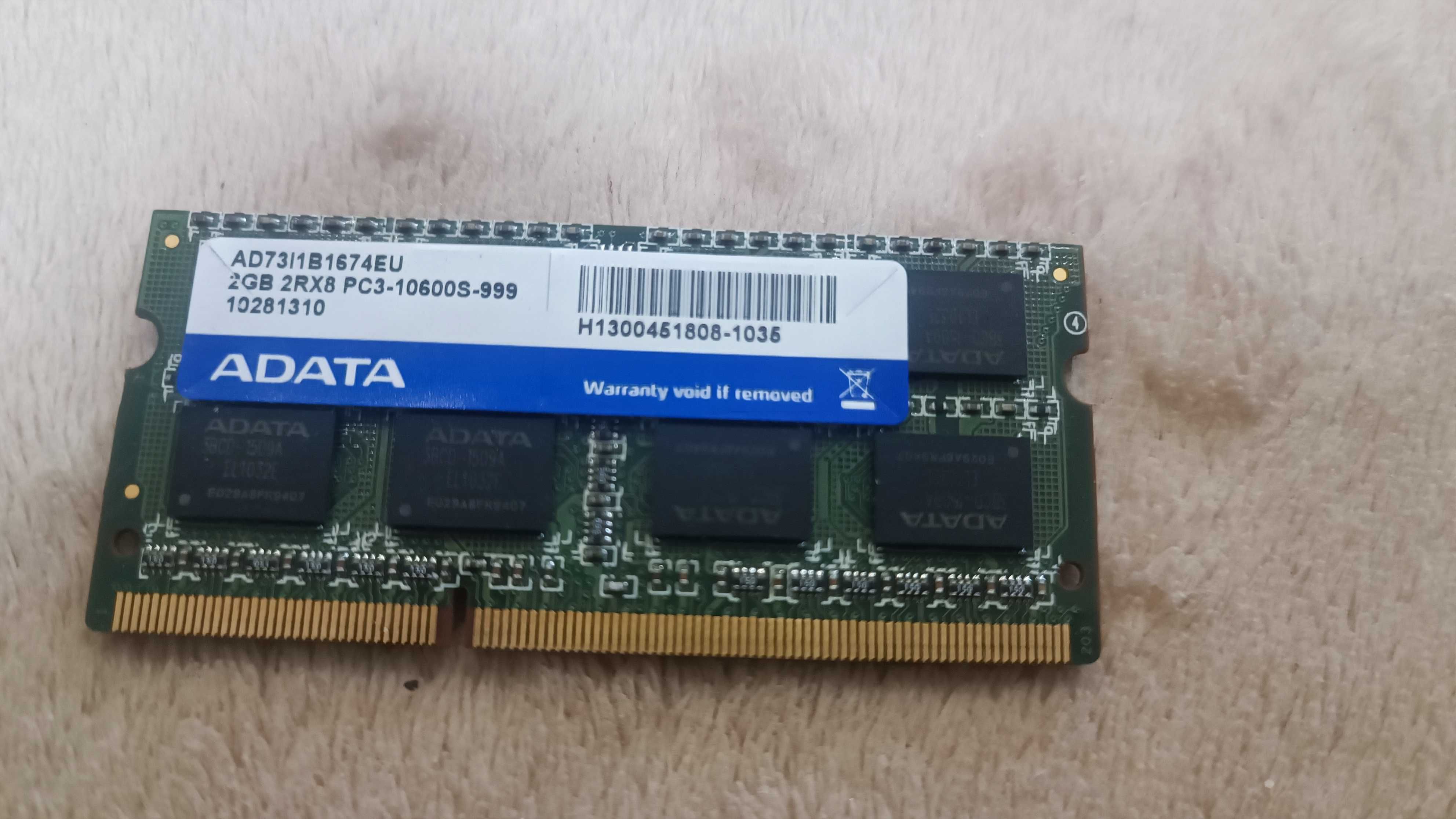 ОЗУ оперативка 2 гб DDR3 Adata Samsung