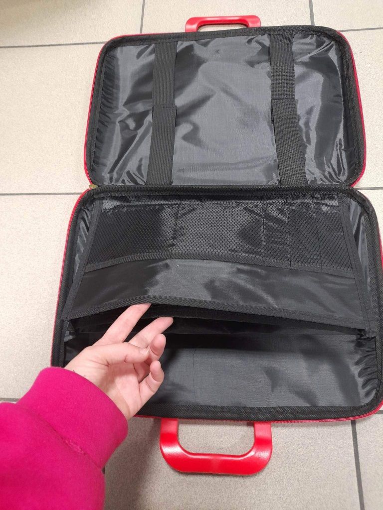 Torba na laptop 15,6 cali czerwona