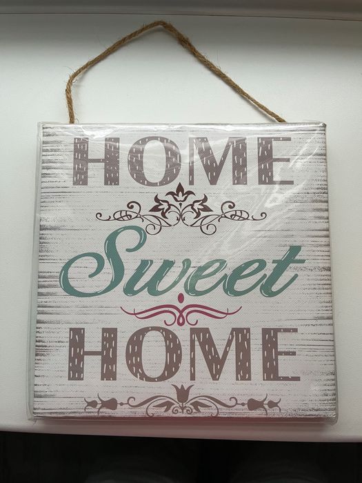Dekoracyjny obrazek home, sweet home