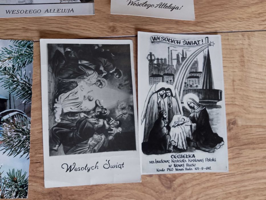 stare pocztówki kartki pocztowe świąteczne polskie i niemieckie