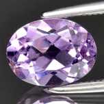 Ametista Oval Roxa