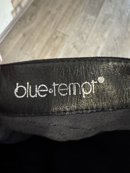 Сапоги-ботфорти замш