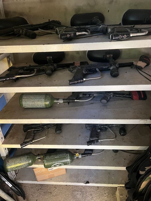 10 marcadores paintball completos