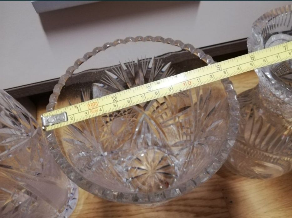 Wazon kryształ z czasów PRL