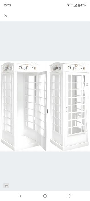 Budka telefoniczna, witryna, budka angielska!
