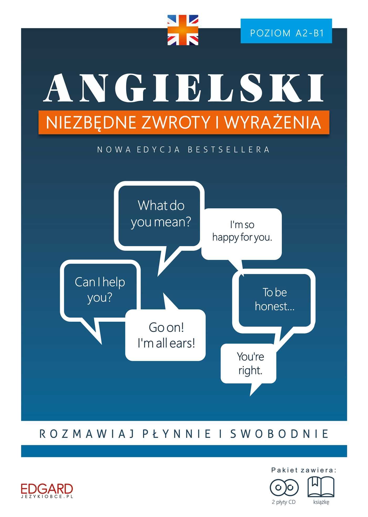 Angielski Niezbędne zwroty i wyrażenia 2 CD Poziom A2 B1 nowa