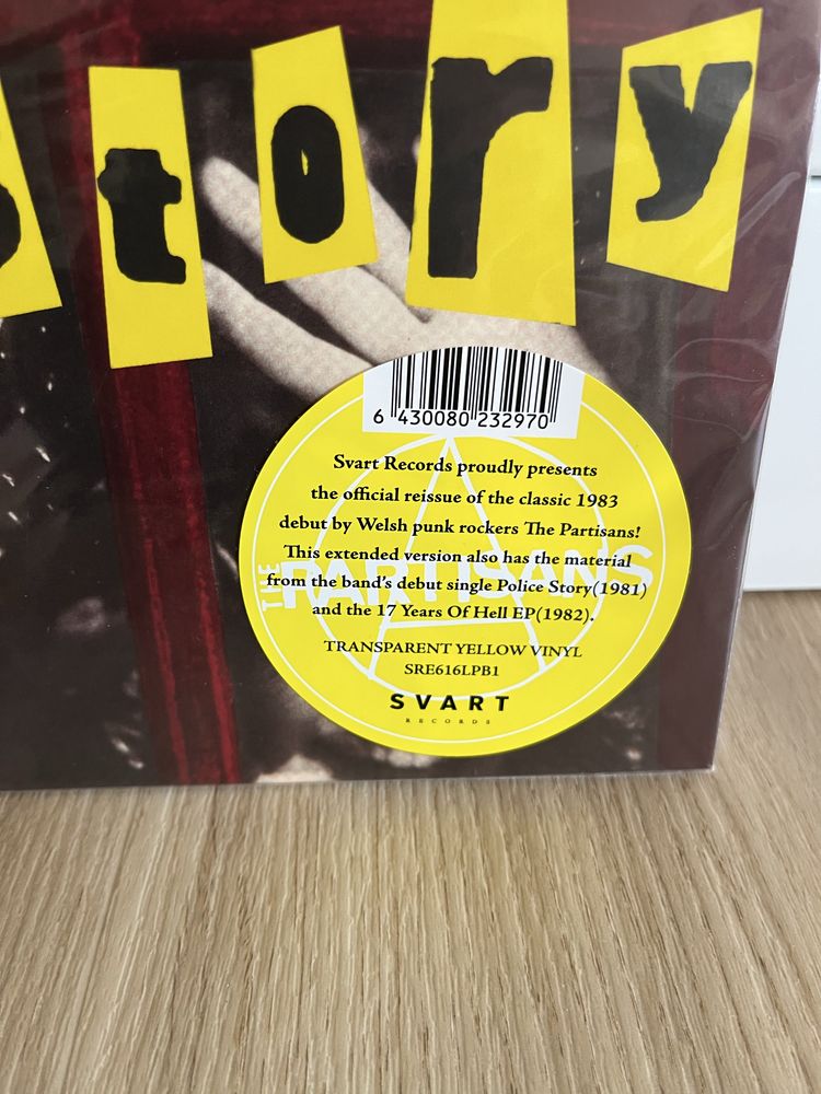 The Partisans - Police Story (12''Lp Transparent Yellow)