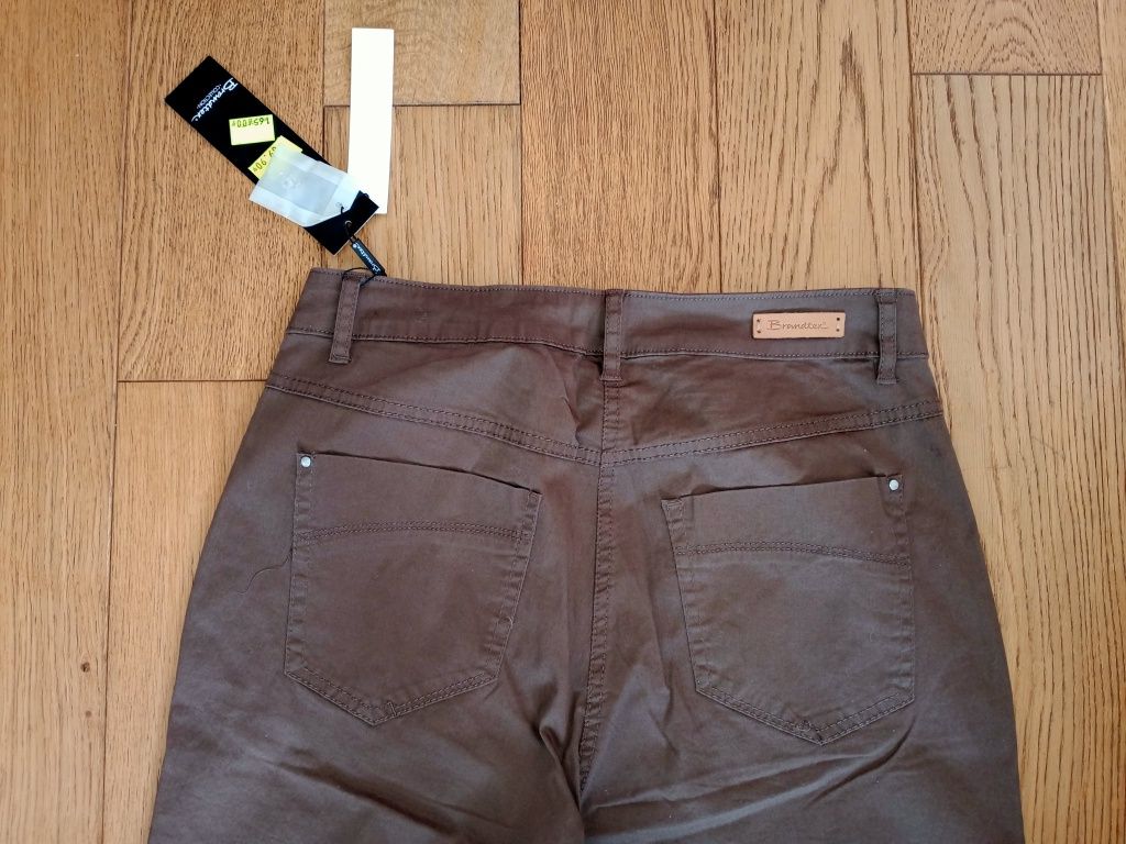 Nowe 3/4 spodnie rozm. 36 38 damskie Brandtex dla kobiety krótkie