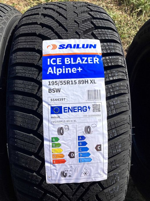 Okazja opony zimowe 195/55R15 89H SAILUN ICE BLAZER ALPINE+ 2024r.