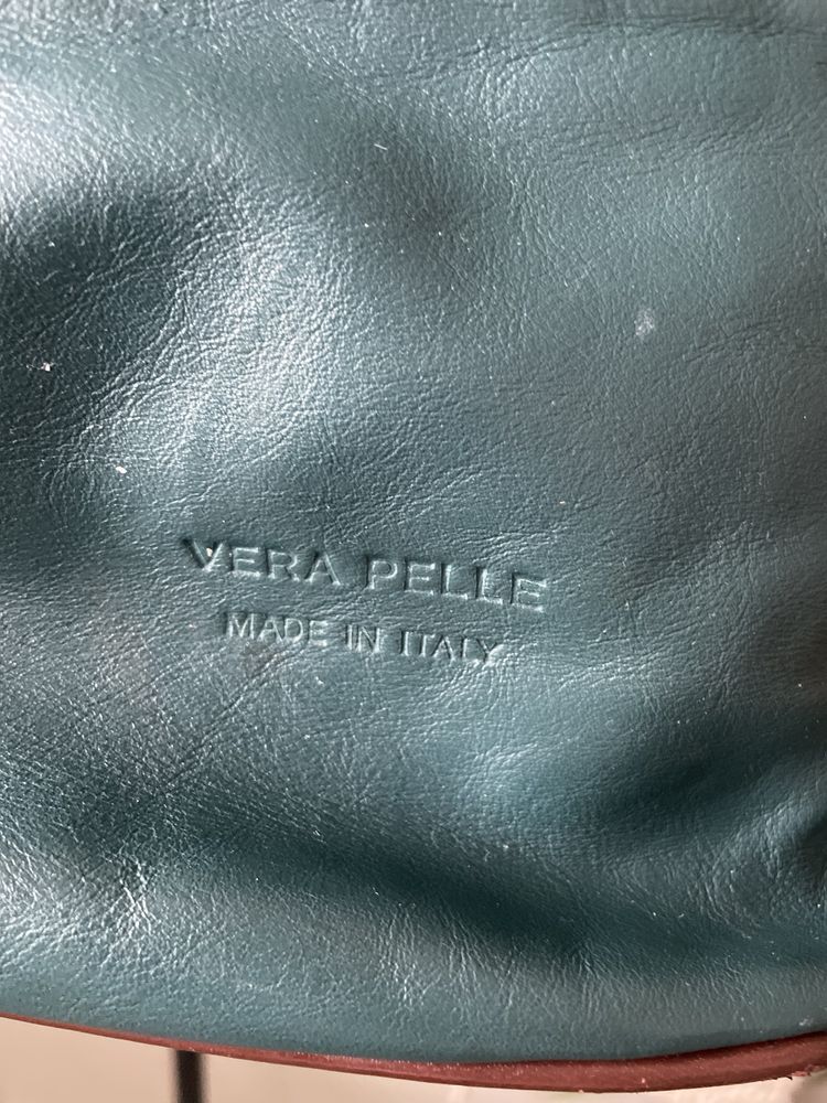 Skorzany plecaczek Vera Pelle