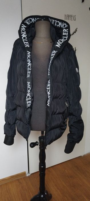 kurtka MONCKLER unisex męska lub damska r M czarna pikowana wiosenna