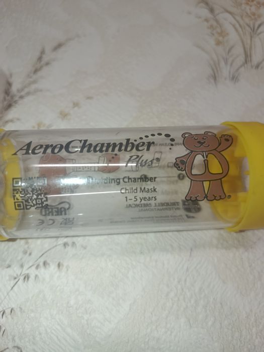 Детский Спейсер  1-5 лет ингалятор Аэрочамбер Aerochamber Plus