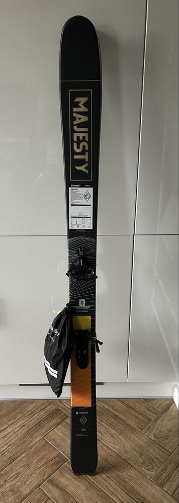 Narty skiturowe Majesty Supertour 160 + c-crest 10 + foki, nowy zestaw