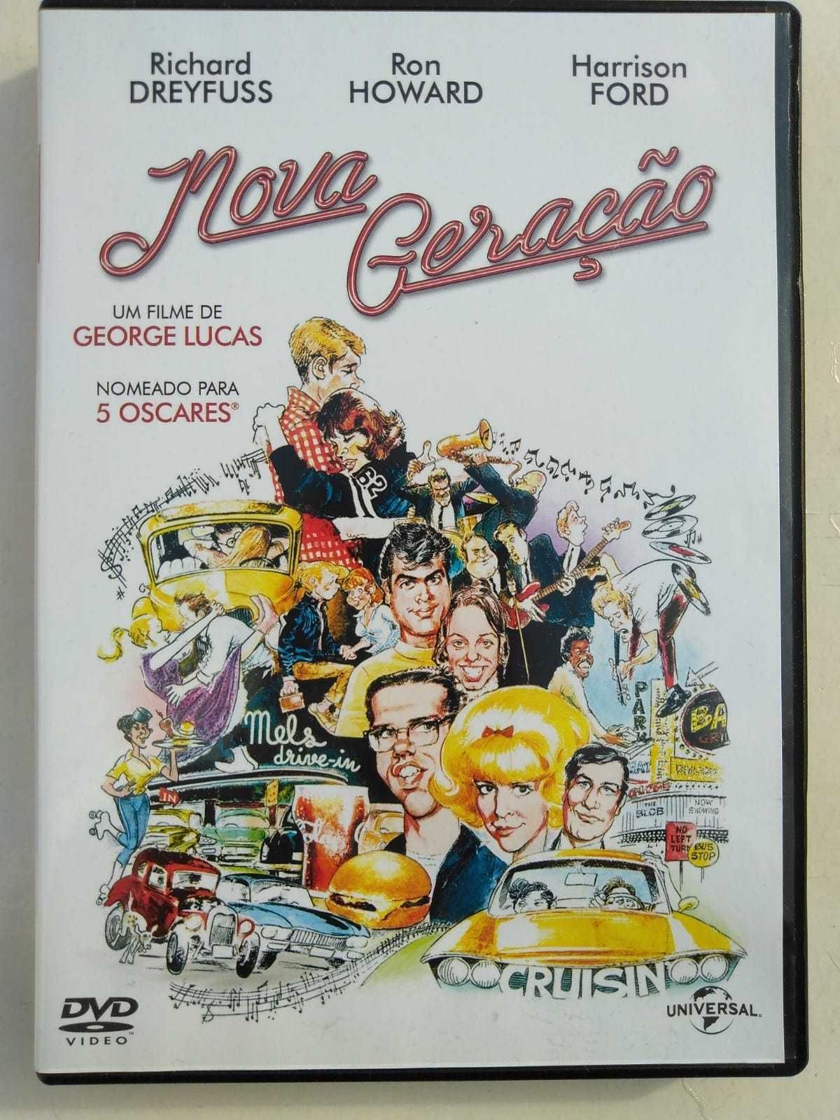 DVD “American graffiti - Nova geração”, de George Lucas. Raro.