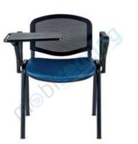 Cadeira formação com palmatoria costa em rede Pele, Sintética/ Tecido