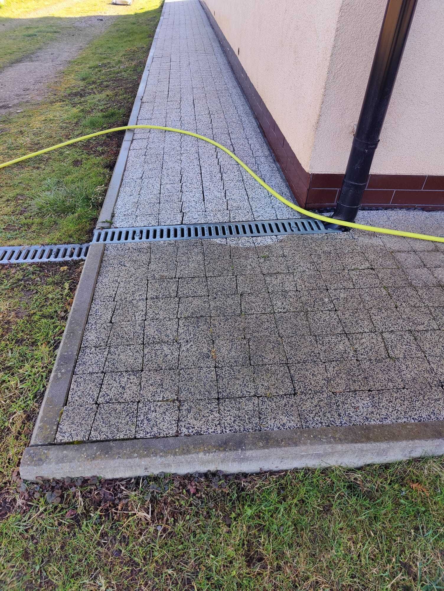 Wynajem zestaw do mycia kostki brukowej, tarasów, podłóg