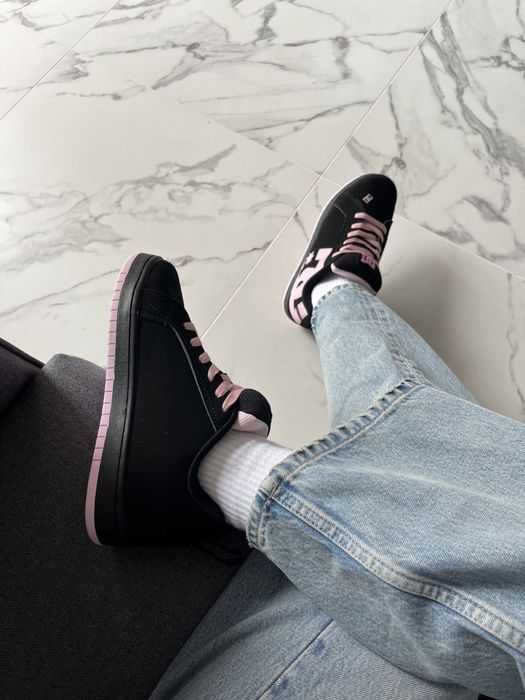 Кросівки DC Court Graffik Black Pink