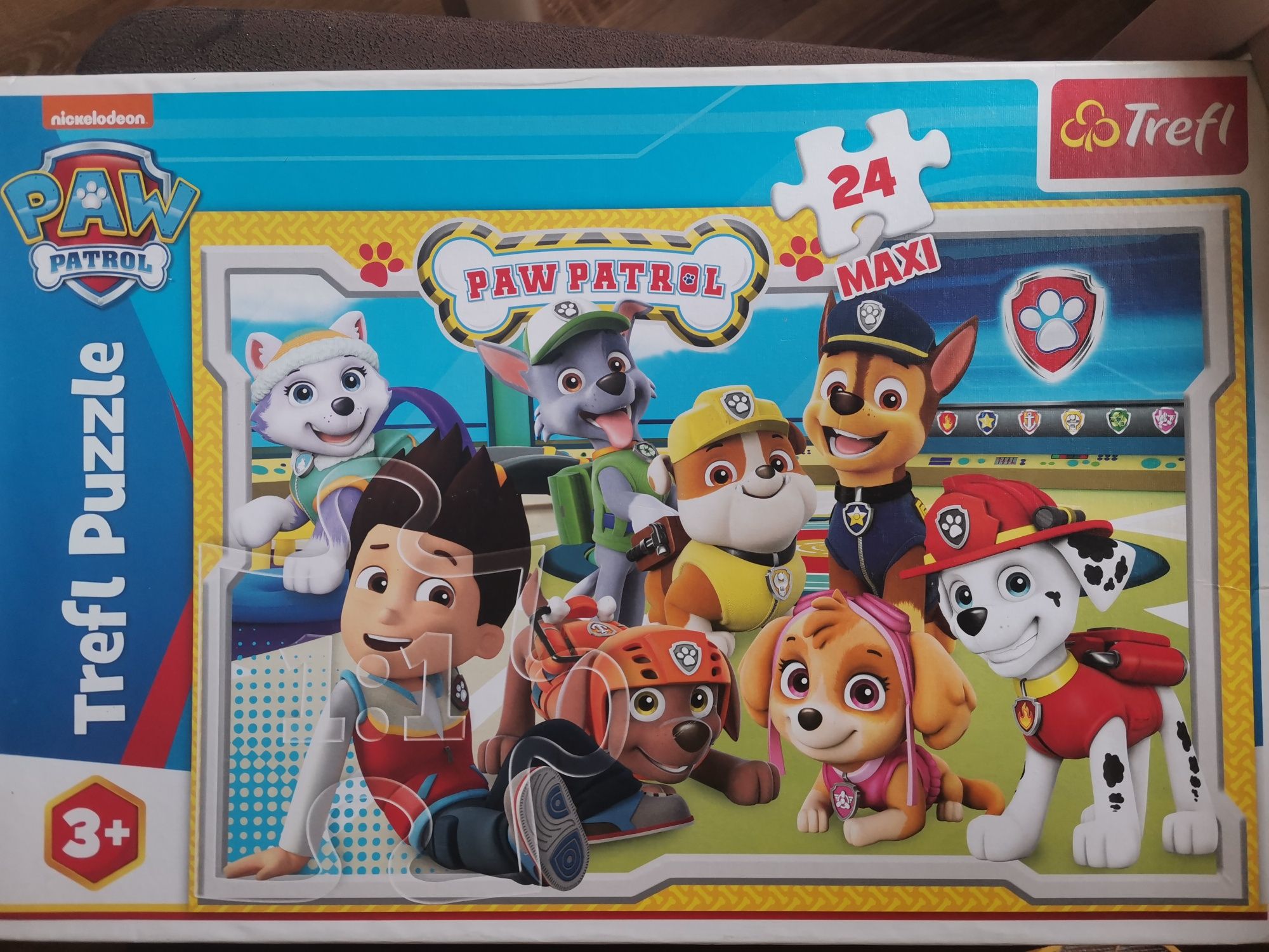 Puzzle maxi 24 trefl - psi patrol, pjmasks, Bob budowniczy