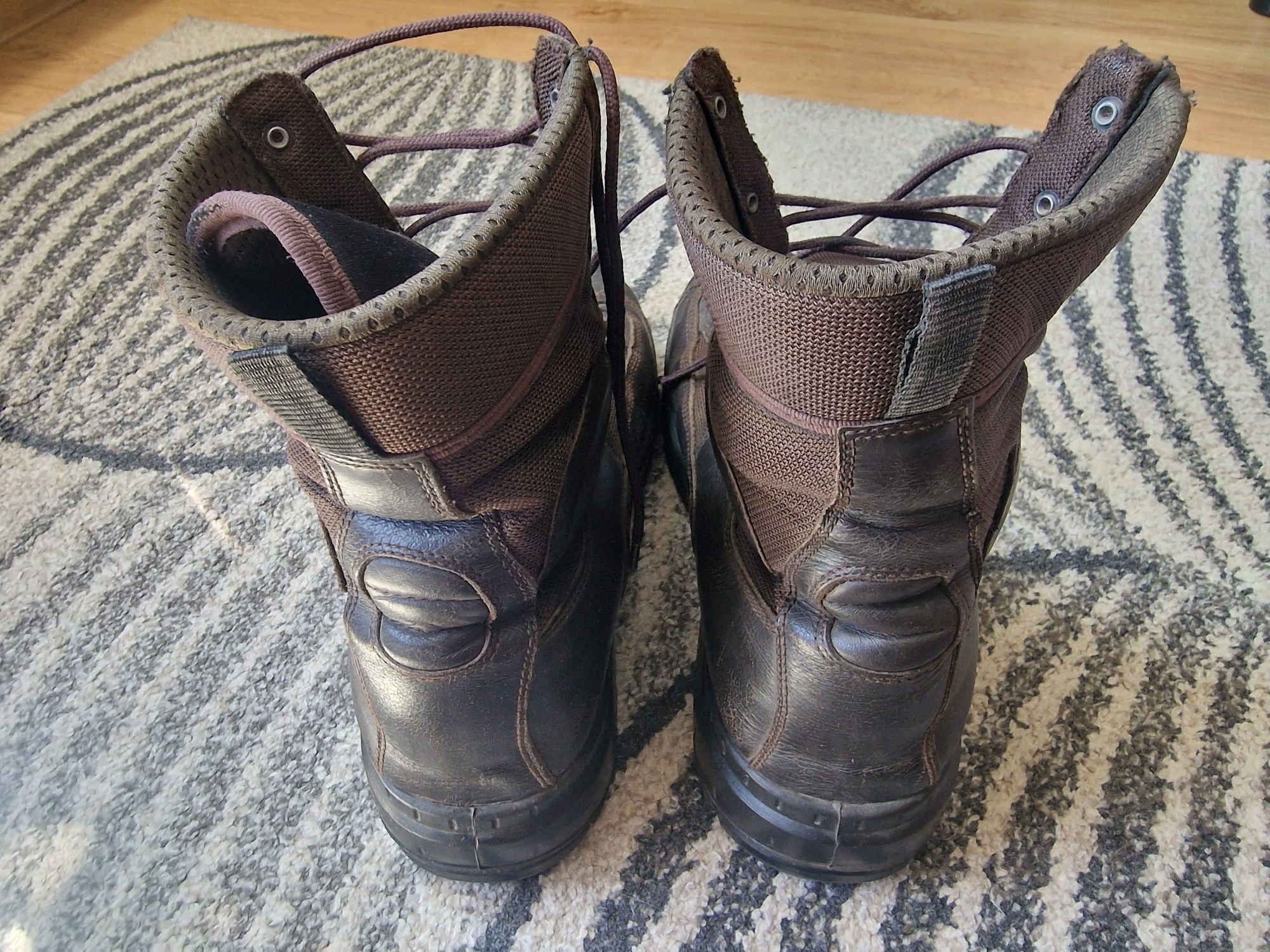 Buty wojskowe brązowe letnie