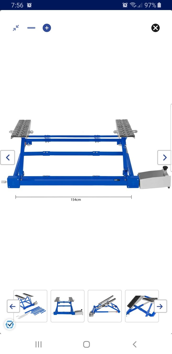 Elevador para automóveis - 1500 kg