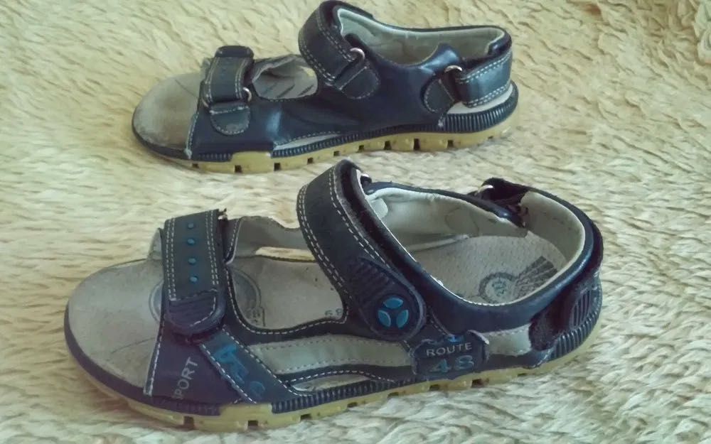 Sandały skórzane chłopięce Clibee 30 wkładka ok.20 cm.