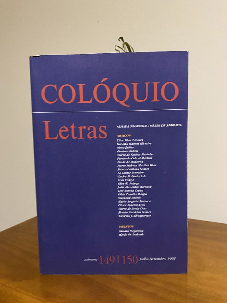 Livro Colóquio Letras PORTES INCLUIDOS