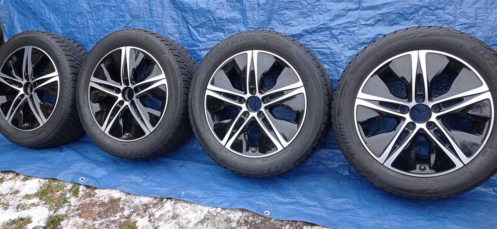 Felgi Koła MERCEDES W205 C-klasa 5x112 225/50/R17 BRIDGESTONE 7mm A205