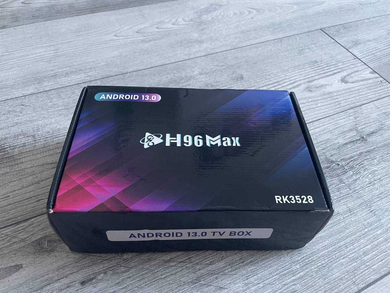 Смарт ТВ приставка Smart TV BOX H96Max 4/64GB Android 13.0 RK3528