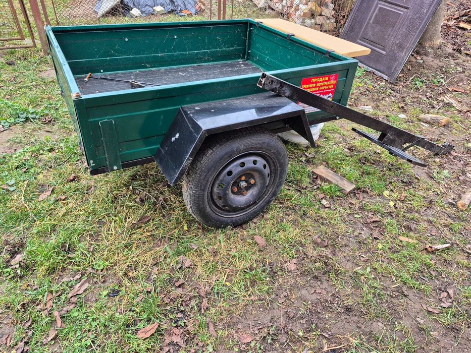 Терміново продам причіп до мотоблока - 140х110 см (стан нового).