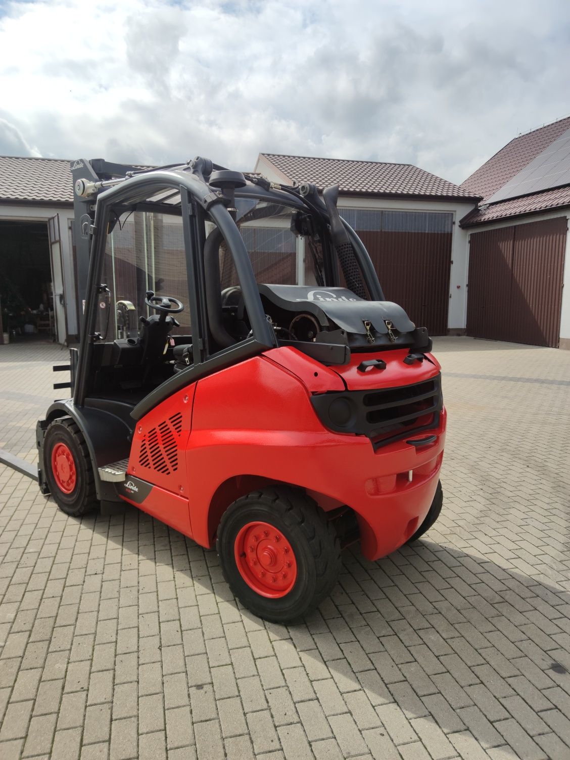 Wózek widłowy Linde H45 Triplex pozycjoner wideł