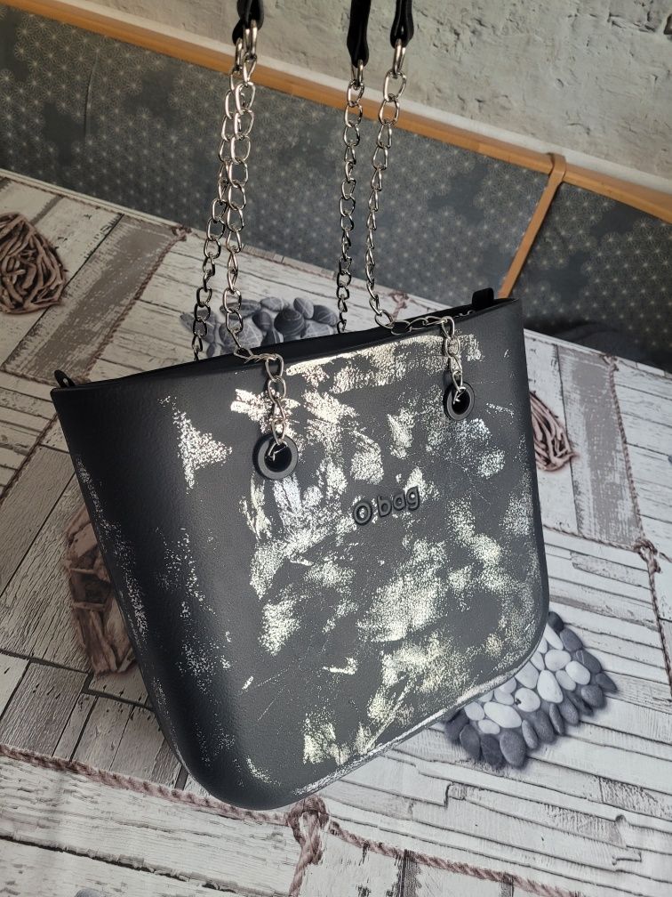 Obag mini Nero - Argento
