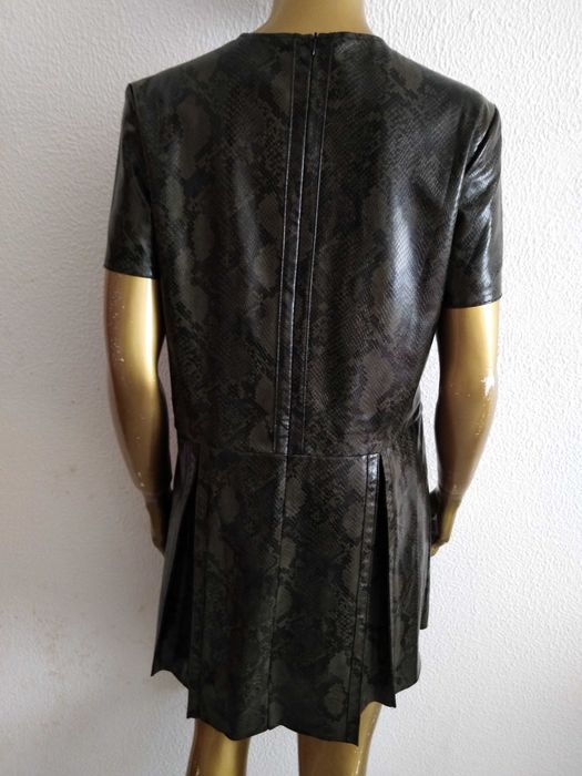 Vestido Capa Camuflado Tipo Pele Cobra Sfera Collection L