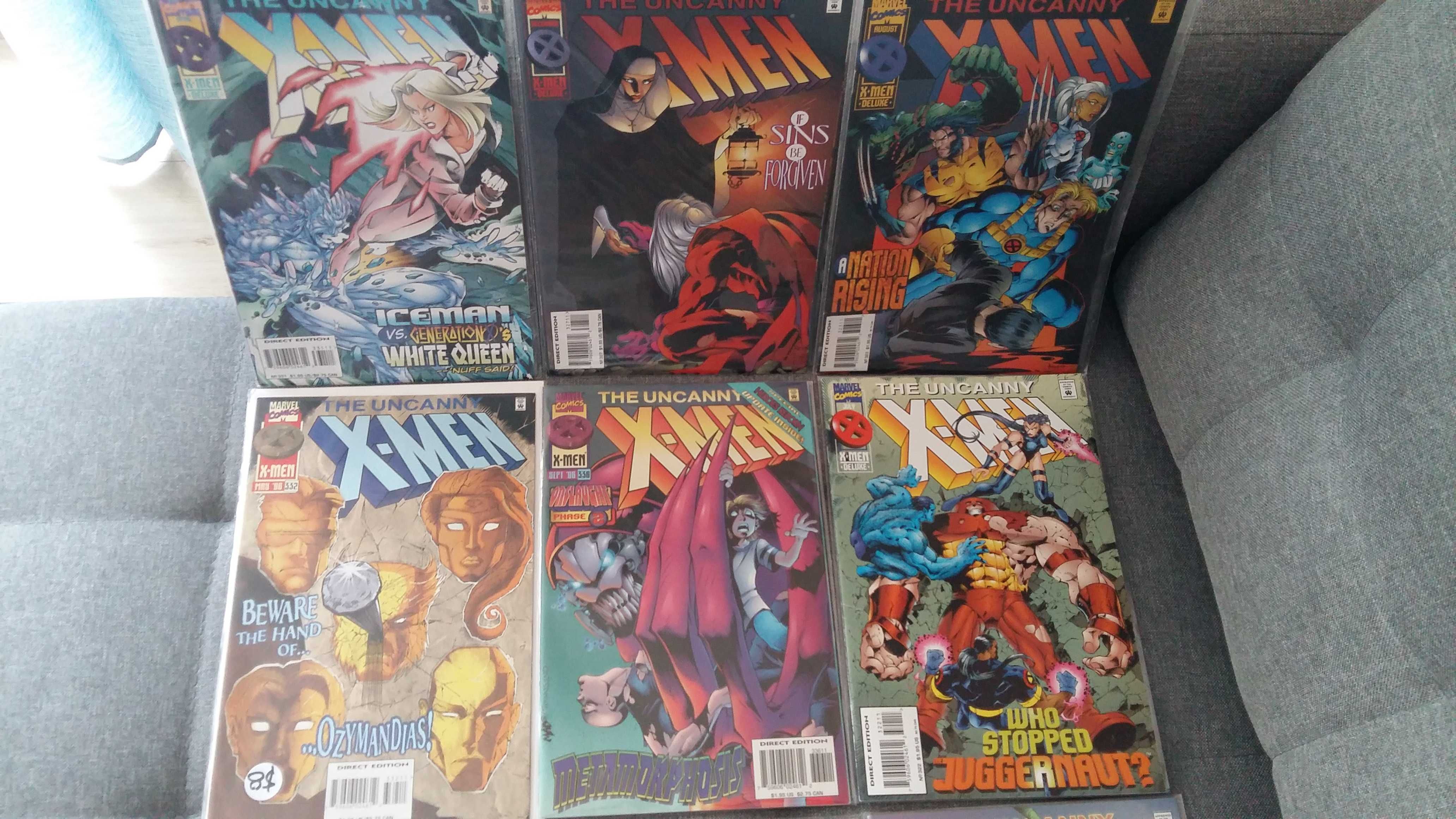 Komiksy ,,X-MEN,, .Zestaw 12 komiksow .Polecam.