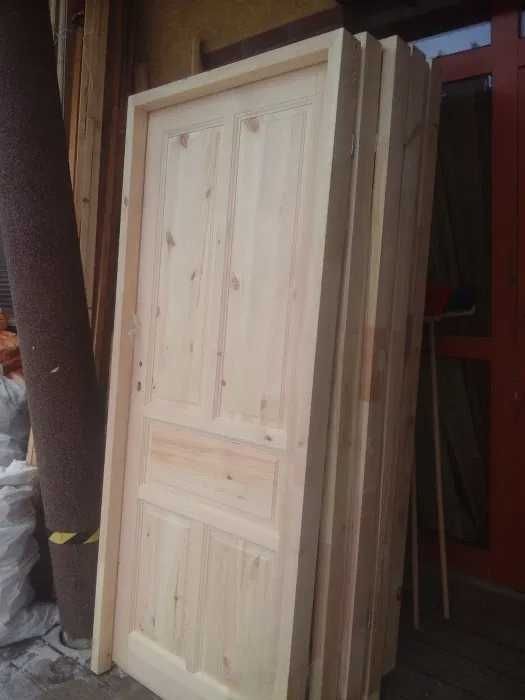 drzwi sosnowe drewniane  OD Ręki Producent