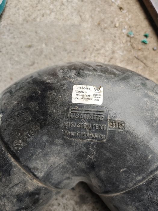 Kolano  Doczołowe 90° SDR 11 DN 160