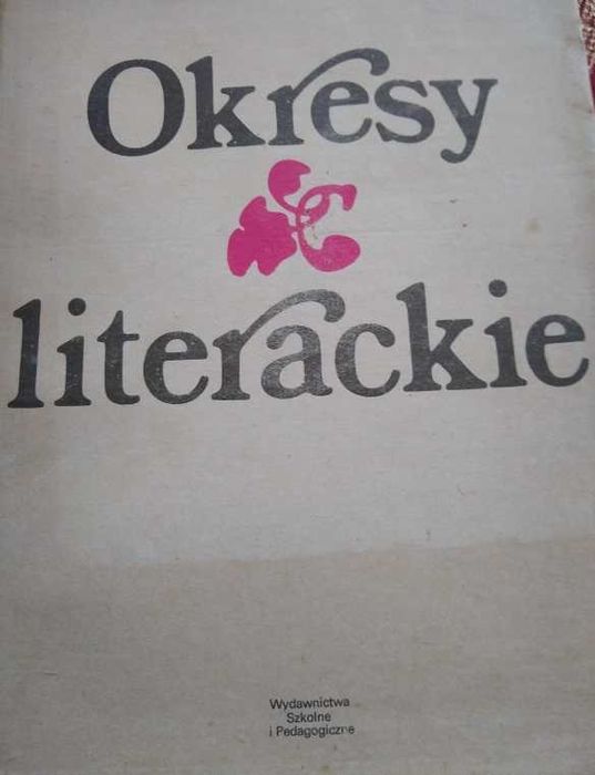 Okresy literackie.