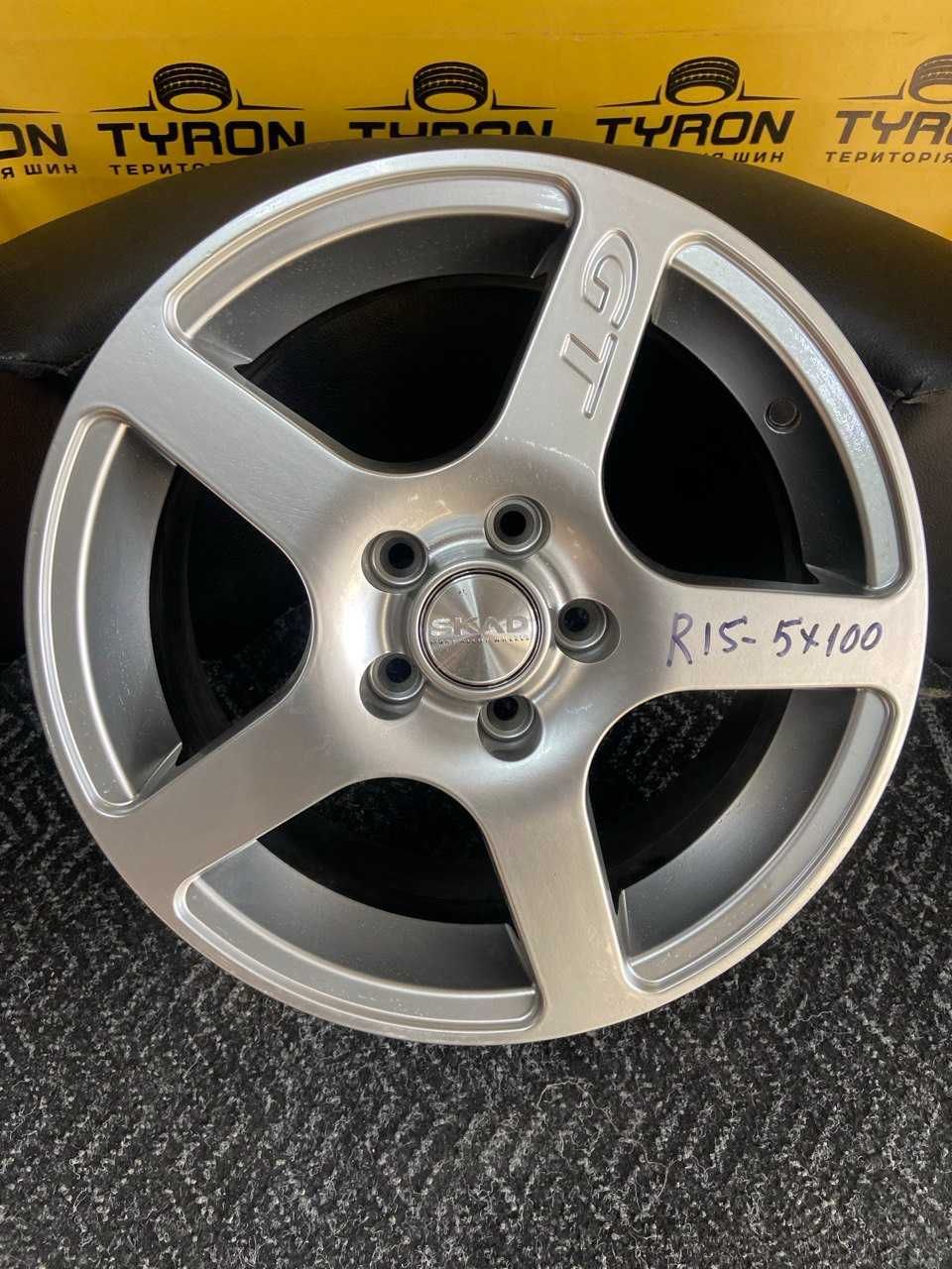 Нові титанові диски R15 5*100 6.5J ET45 DIA67.